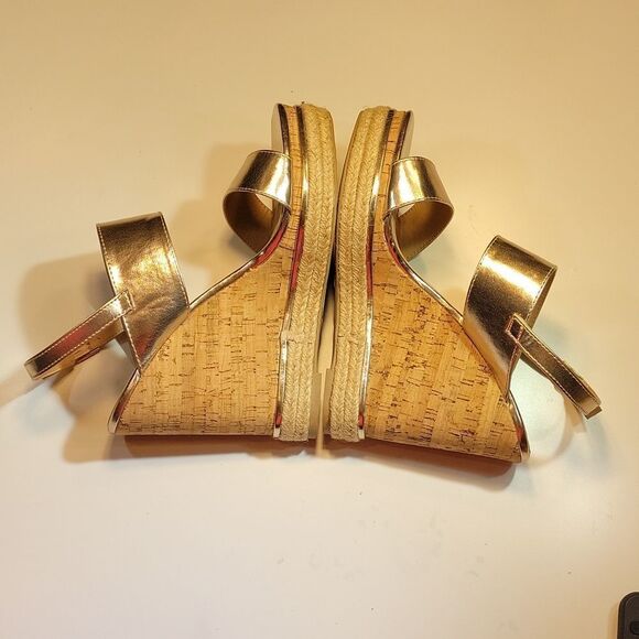 BRAND NEW CHARLOTTE RUSSE CORINNA OPEN TOE WEDGE ANKLE STRAP SANDAL - Picture 15 of 15